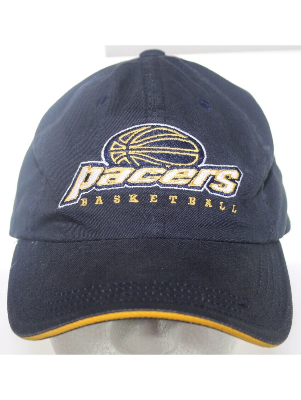 Vintage Indiana Pacers NBA Basketball Hat Puma Buckle Strapback Cap Navy Blue